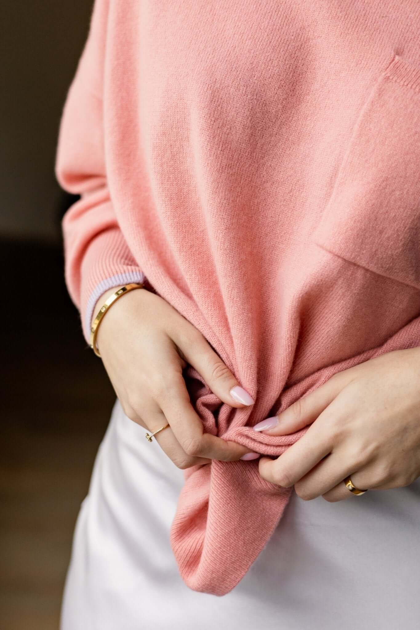 Maison LointaineBilly Sweater - Coral 100% pure cashmere