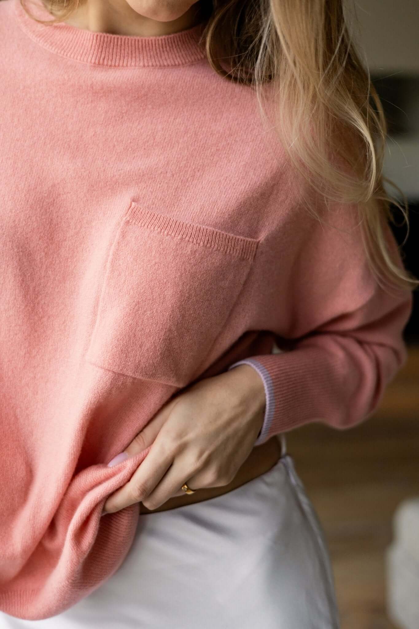 Maison LointaineBilly Sweater - Coral 100% pure cashmere