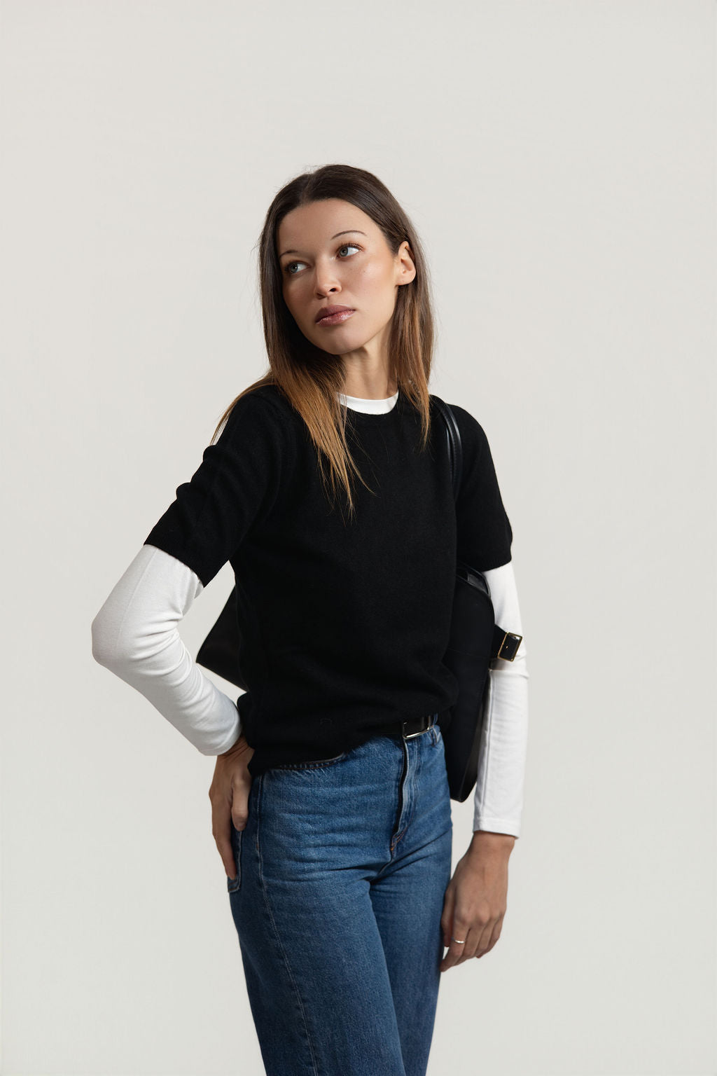 Snuggle Soft - Black - Maison Lointaine  - 100% Sustainable Cashmere