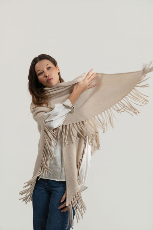 Claire Shawl - Rice Apricot