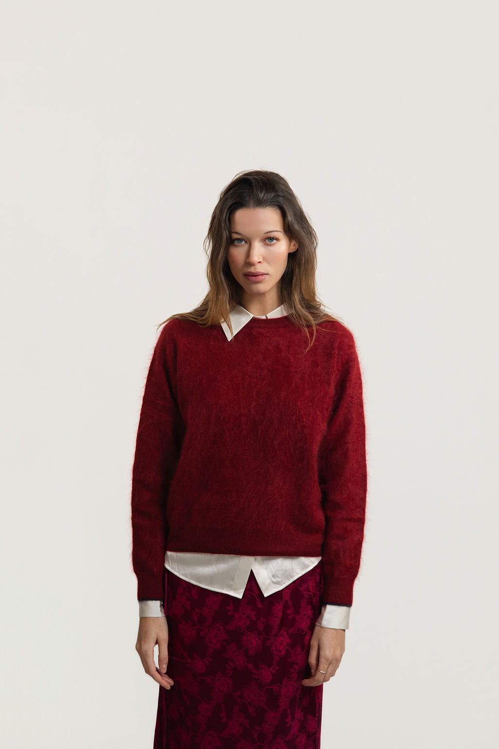 Odette Grace Brushed sweater - Maison Lointaine  - 100% Sustainable Cashmere