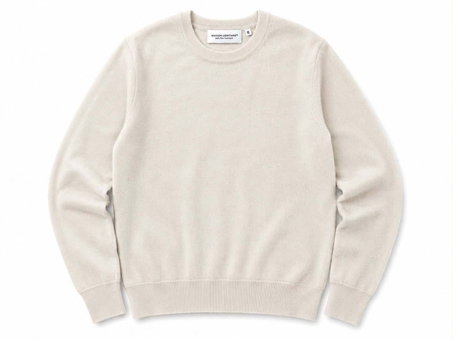 Sweater Breathe in confidence - Mozarella - Pure Prestige Cashmere
