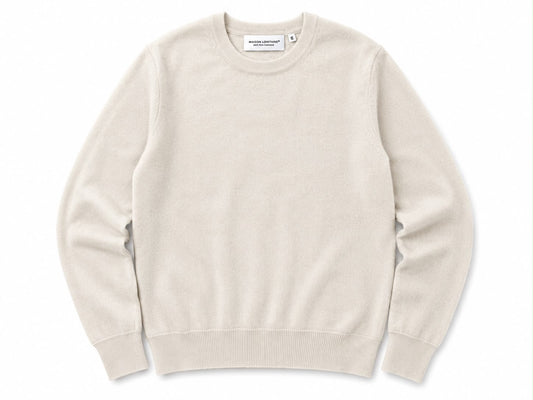Sweater Breathe in confidence - Mozarella - Pure Prestige Cashmere