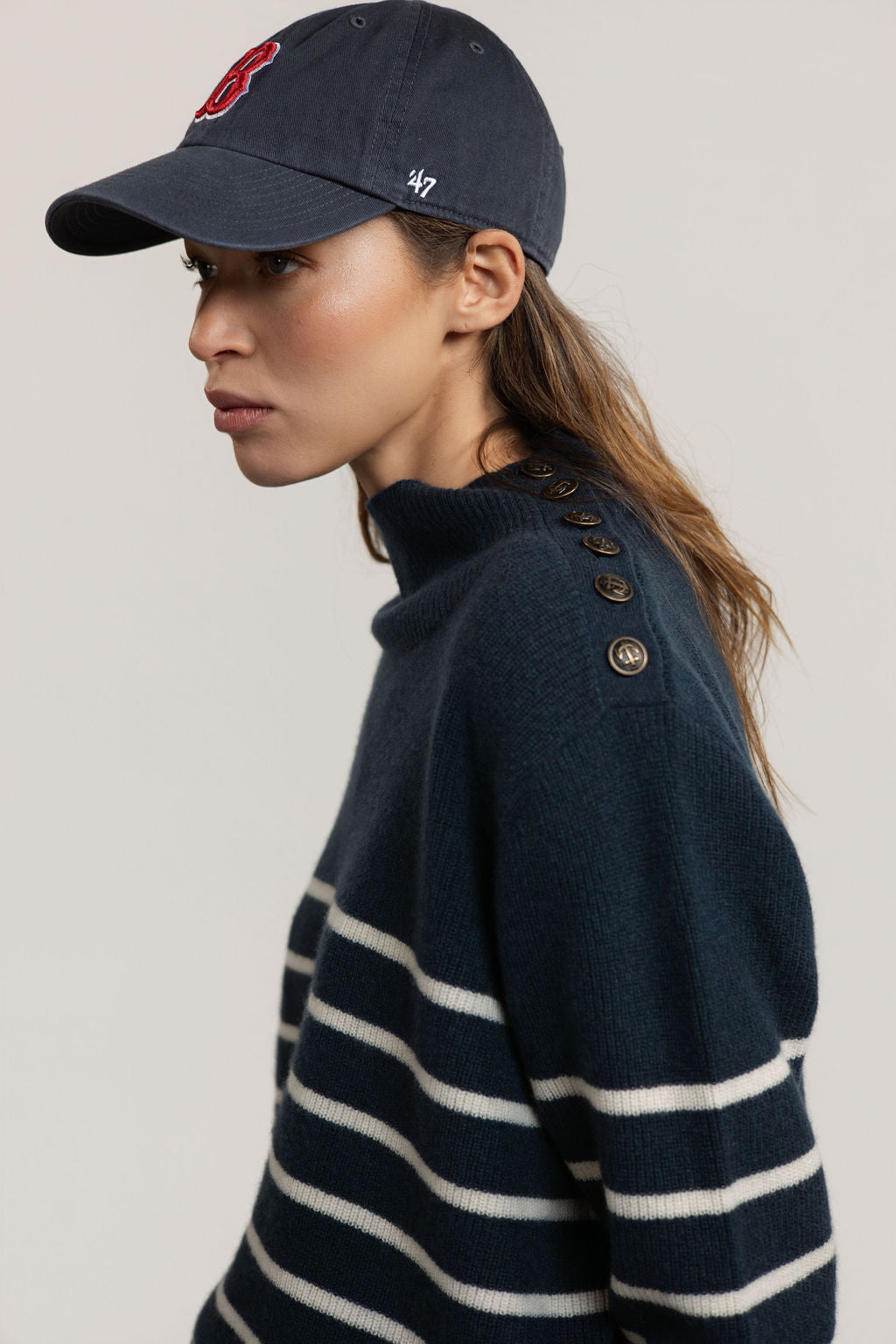 Harbor Hug - Marine Blue - 100% Pure Prestige Cashmere