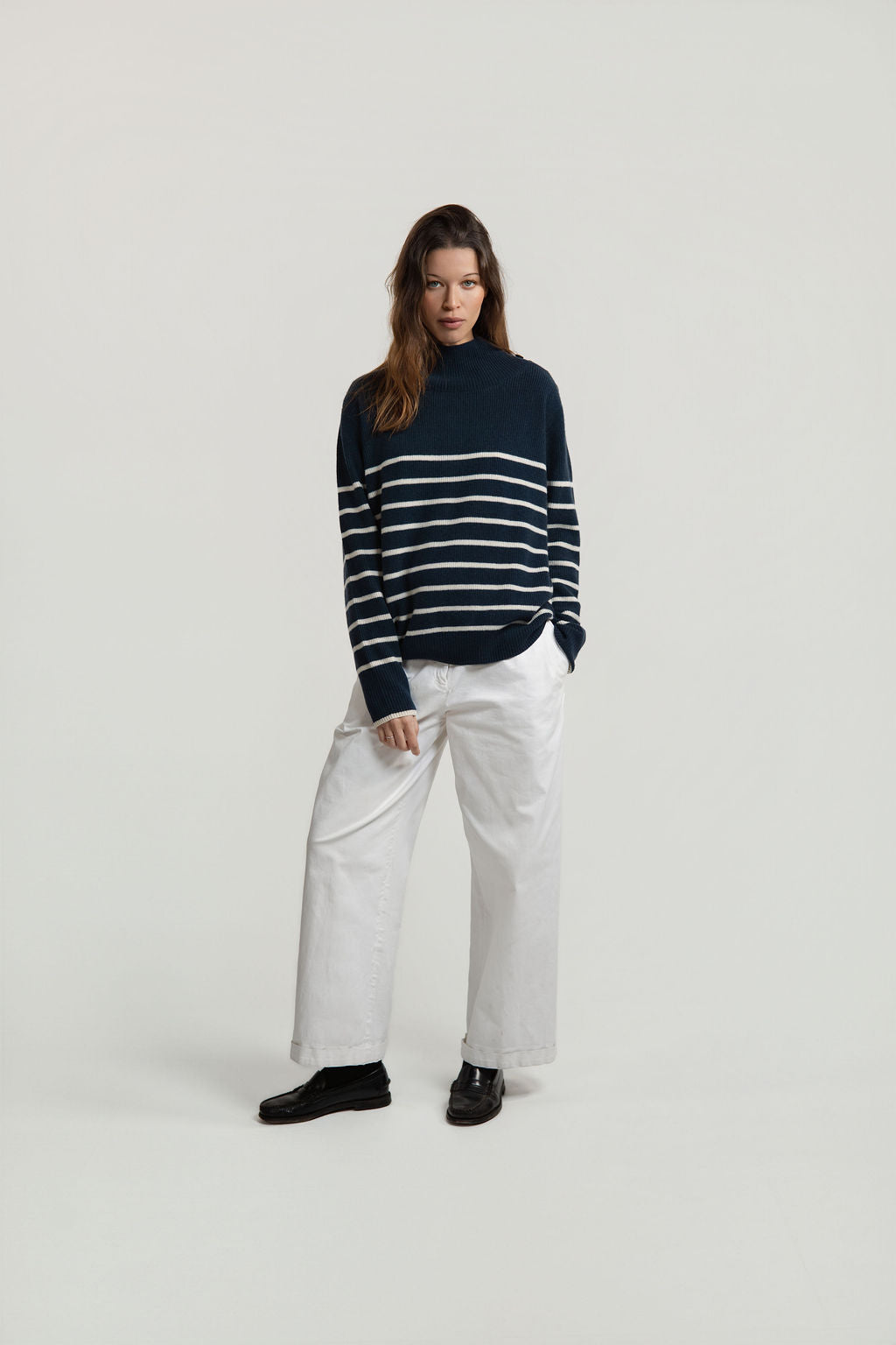 Harbor Hug - Marine Blue - 100% Pure Prestige Cashmere