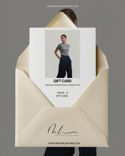 Maison Lointaine Gift Card - Maison Lointaine  - 100% Sustainable Cashmere