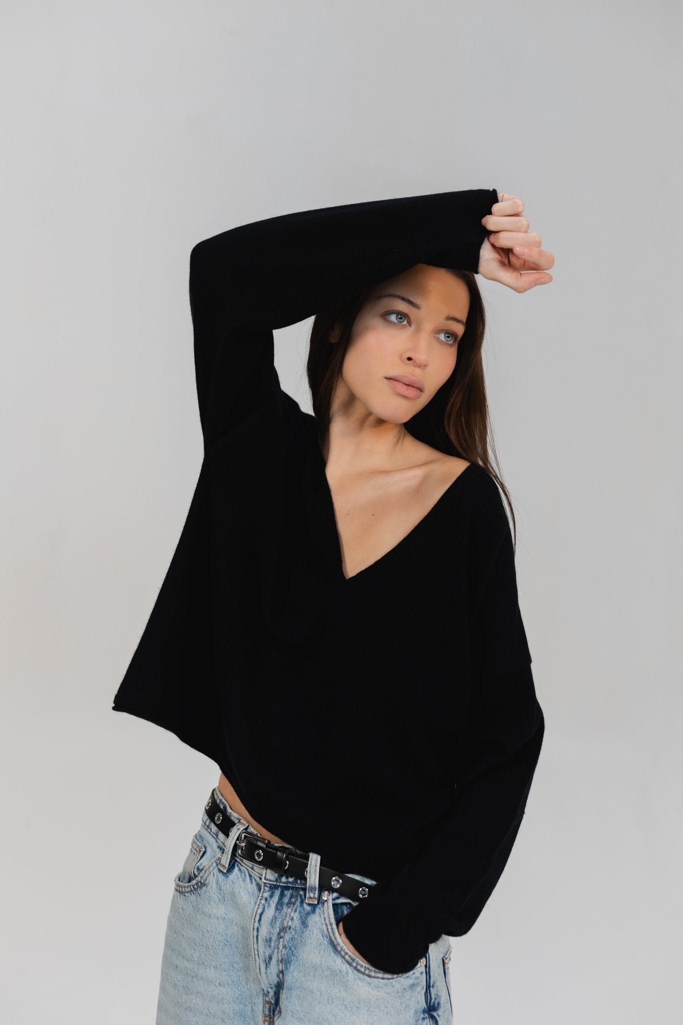 Maison Lointaine Blissful basic - sweater 100% pure sustainable cashmere