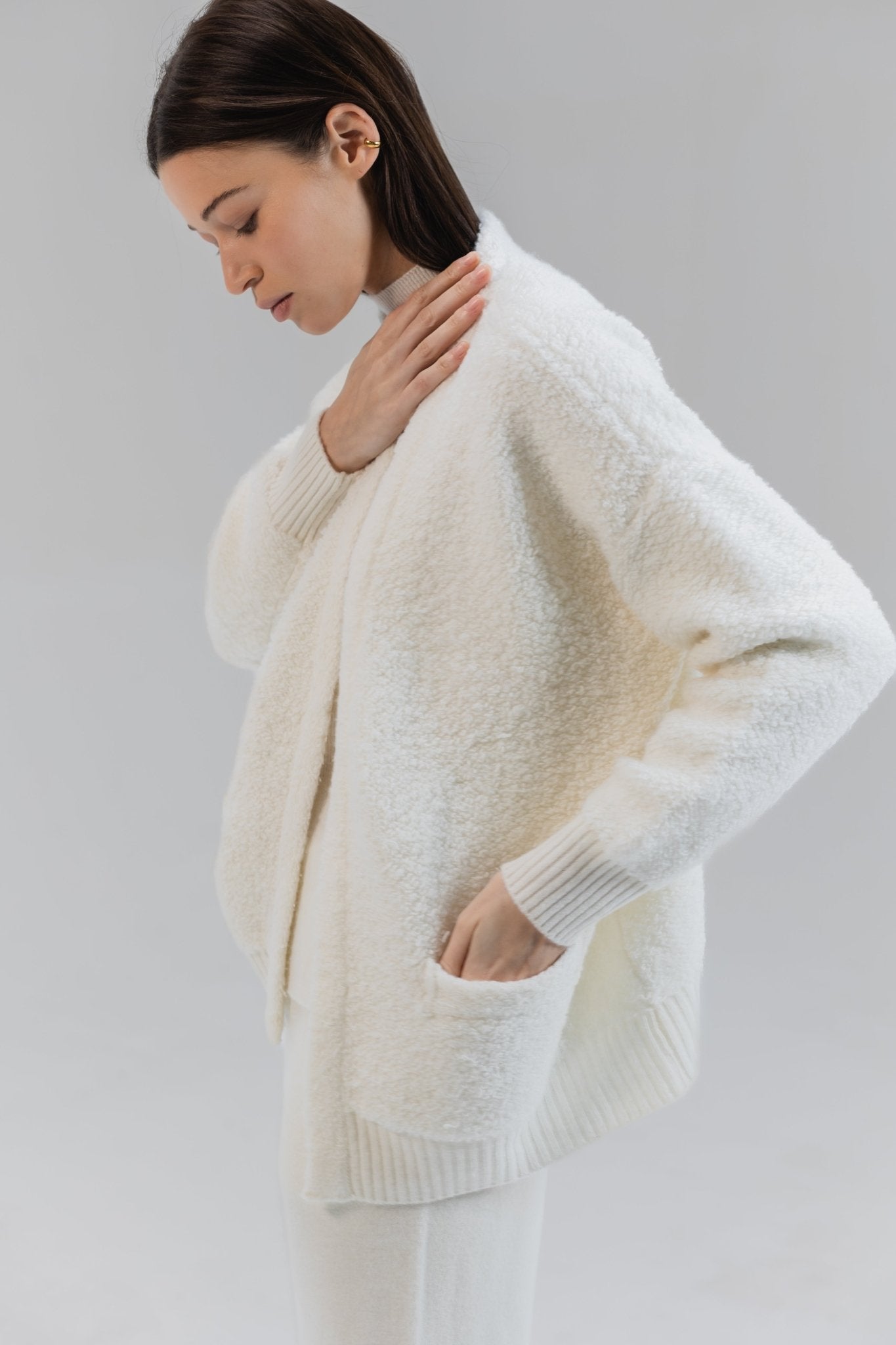 Maison Lointaine Comfy Charmer - cardigan 100% pure sustainable cashmere